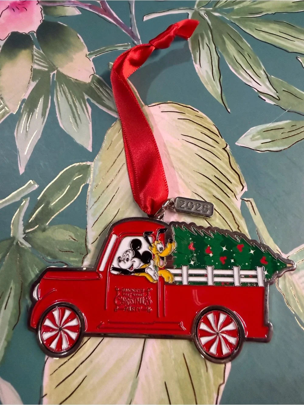 Disney Mickey’s Very Merry Christmas Party 2025 Exclusive Ornament Mickey Pluto